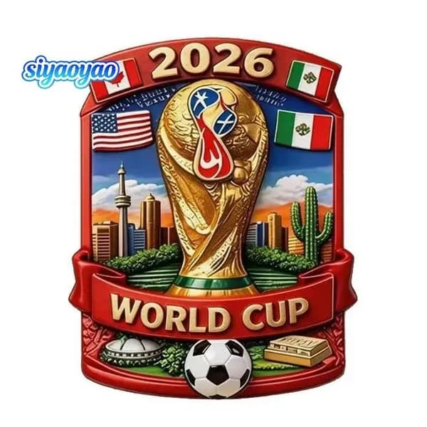 Футбольный сувенир ЧМ-2026 смола декор подарок