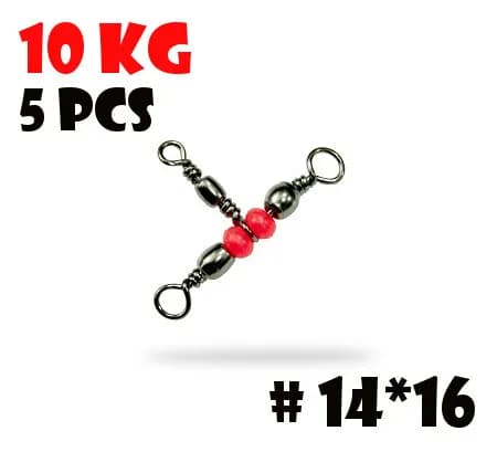 Вертлюг Тройной Vido-Craft Barrel Triple Swivel Style C #14*16 (10kg/5pcs)