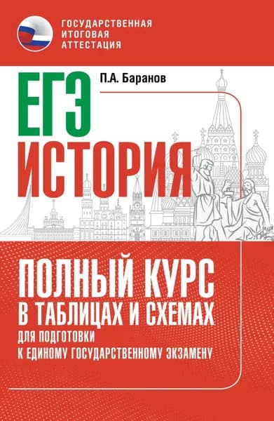 ЕГЭ. История. Полный курс в таблицах и схемах для подготовки к ЕГЭ | Баранов Петр Анатольевич | Электронная книга