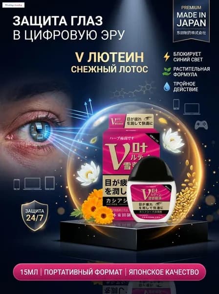 SANTEN FX V+ капли для глаз японские Капли для глаз с витаминами, от сухости, усталости, японские