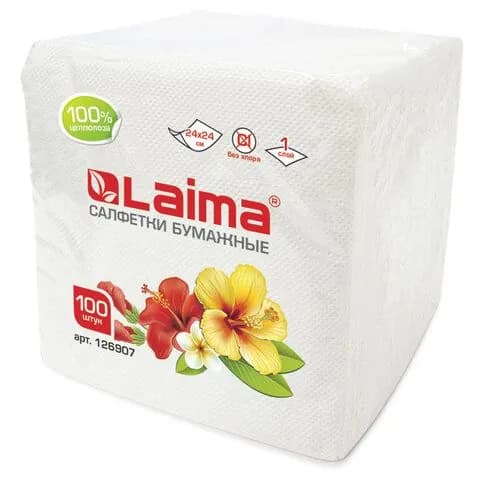 Laima Бумажные салфетки, 100 шт.