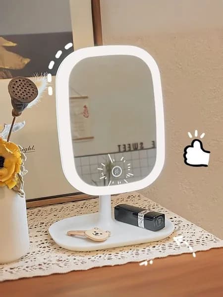 Зеркало косметическое прямоугольное
