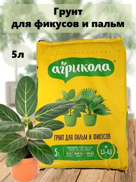 Грунт для Пальм и Фикусов, 5л