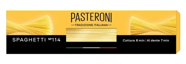 Макароны спагетти Pasteroni Spaghetti №114 высший сорт, 450г