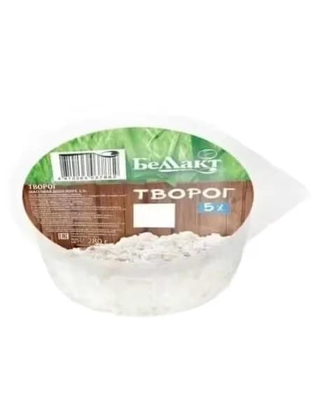 Творог Беллакт 5% БЗМЖ 280 г