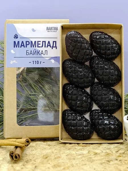 Мармелад натуральный Алатау, Байкал, 110 гр, полезные сладости