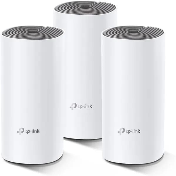TP-Link Deco E4 3-pack , AC1200 Mbps Система Mesh для всего дома с Wi-Fi