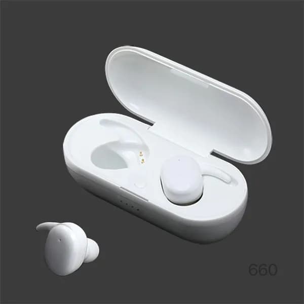 Наушники беспроводные с микрофоном Y30, Bluetooth, белый