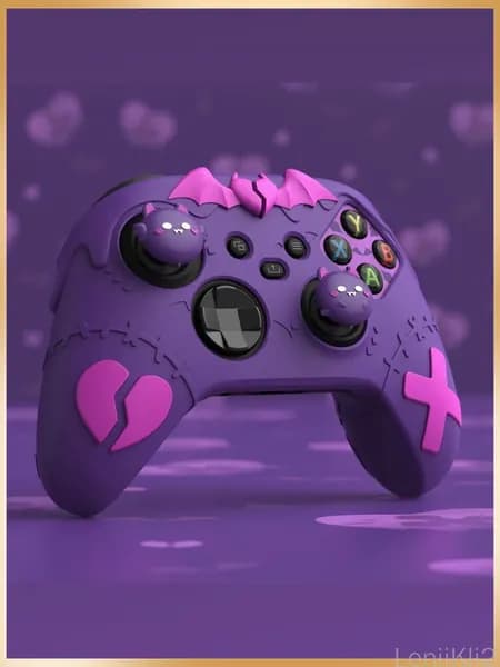 Готический чехол из силикона для геймпада Xbox Series X/S, Фиолетовый