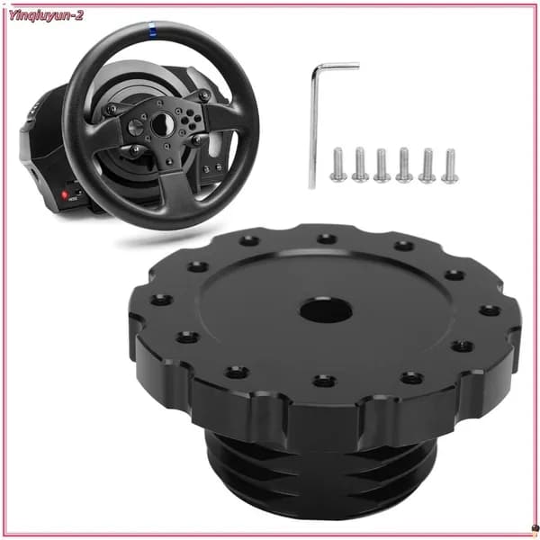 Адаптер для руля, алюминиевый, черный, для Thrustmaster T300 T500, для авто и модификаций