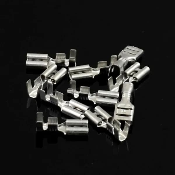 Наконечник кабельный (разъемы плоские мама под двойной обжим) DJ621-D4.8B 10 штук