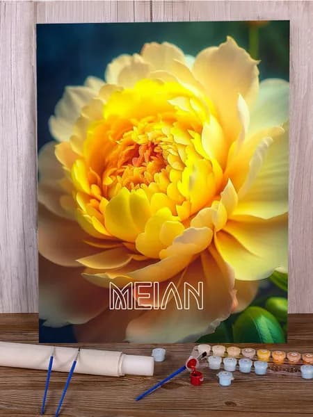 Набор для цифровой живописи, 30х40 см, 18 цветов