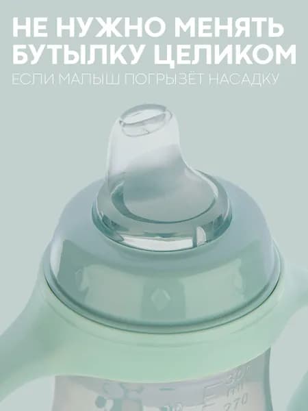 Сменная силиконовая насадка на поильник КАРТОФАН (сменная соска для поильника-непроливайки)
