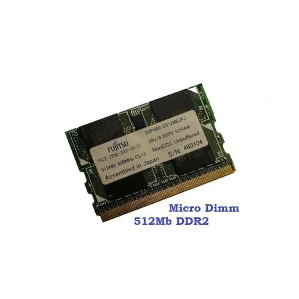 Оперативная память DDR2, 400 МГц, 1 x (Fujitsu D2P400-D512MBJFJ)