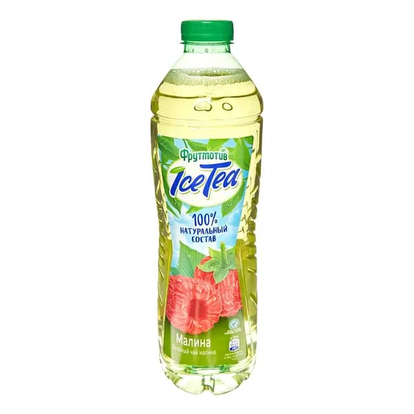 Холодный чай Фрутмотив IceTea зеленый с малиной 1,5 л
