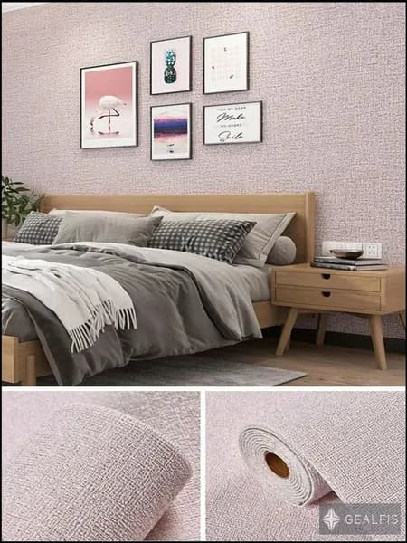 Самоклеящаяся 3D пенная ПВХ плитка лен чистый цвет 50см x 2.8/5м утолщенная настенная наклейка для ремонта и украшения дома