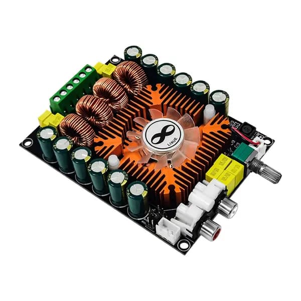 Цифровой Hi-Fi усилитель TDA7498E, 2 160 Вт, умное управление вентилятором, режим BTL