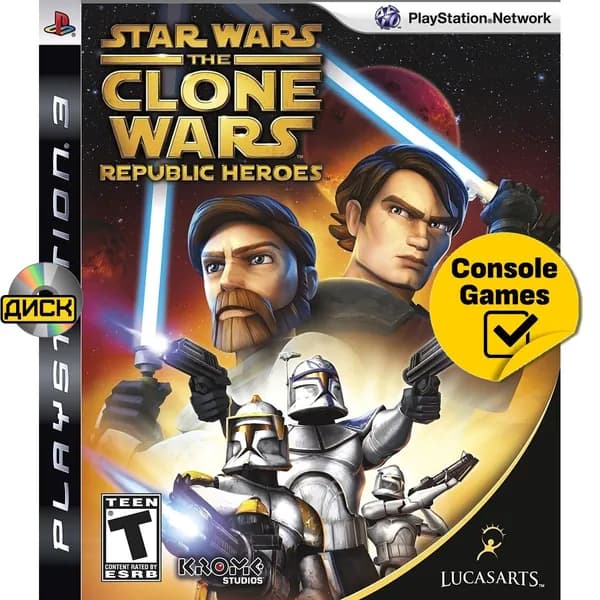 Игра PS3 Star Wars The Clone Wars: Republic Heroes (PlayStation 3, Английская версия)