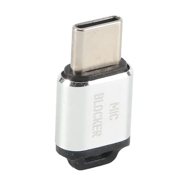 USB C Mic Blocker Mocofone Lock Для Любых Устройств Devices Laptop Smartphone Планшет Серебро