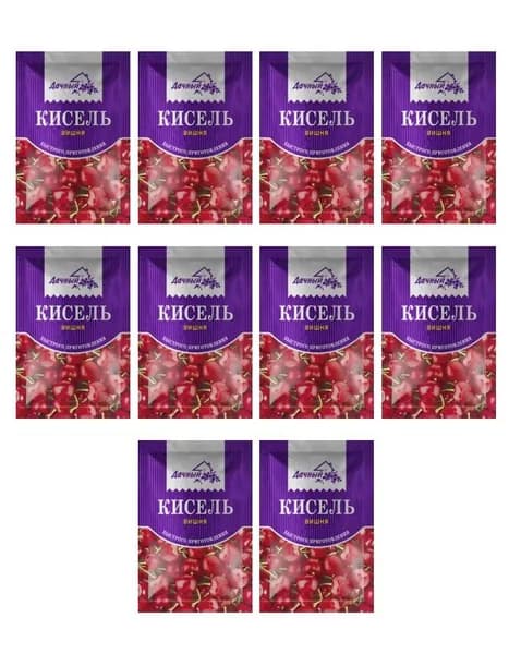 Кисель Дачный Вокруг света вишня пак. 30 г 10 шт