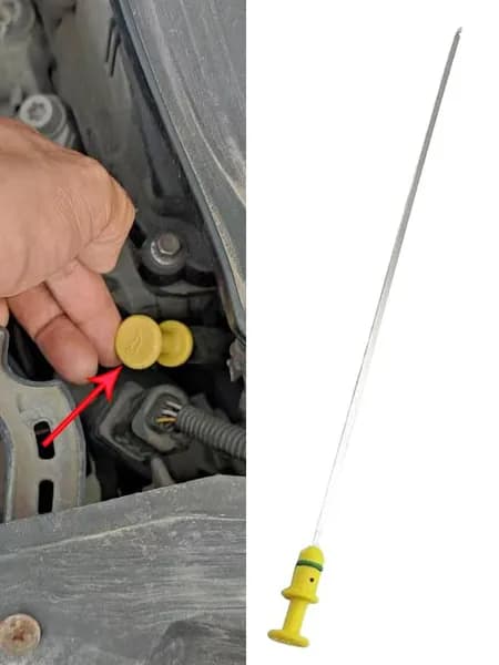 Щуп двигателя для Citroen C3 C4 C5 DS 3 5 1174G0 9812767180