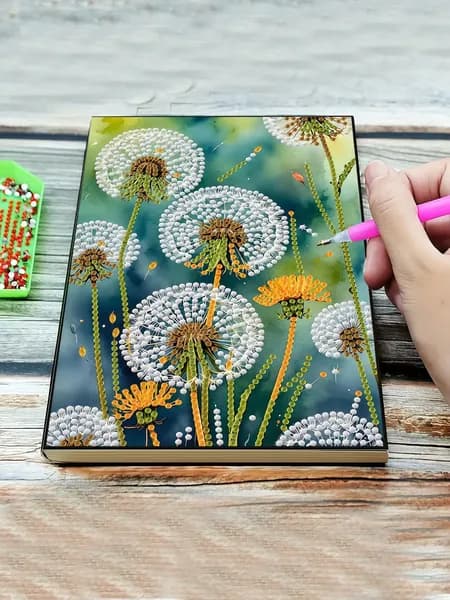 Алмазная мозаика блокнот 21*14,5 см, портативный предмет, для быстрых записей в дороге и на ходу
