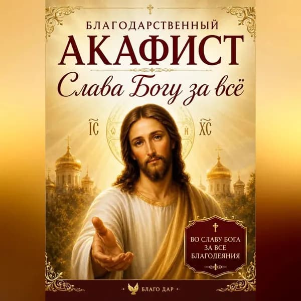 Акафист Слава Богу за всё | Митрополит Трифон | Электронная аудиокнига