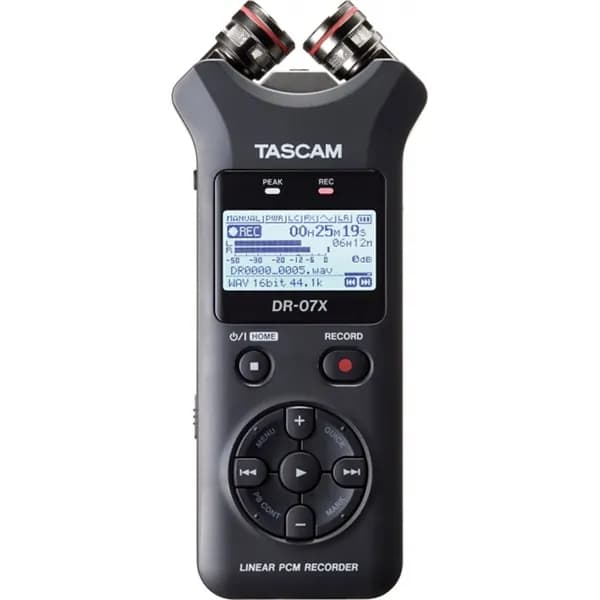 Диктофон Tascam DR-07X, черный
