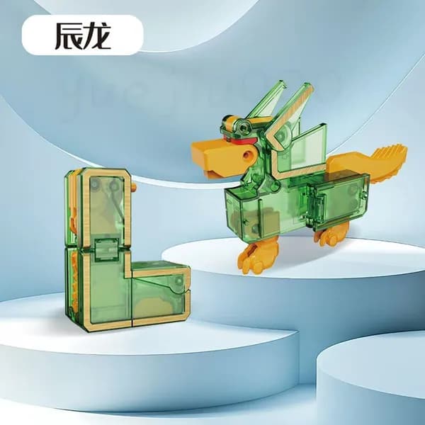 Игрушка-трансформер с цифрами 0-9, комбинируемый робот для сборки