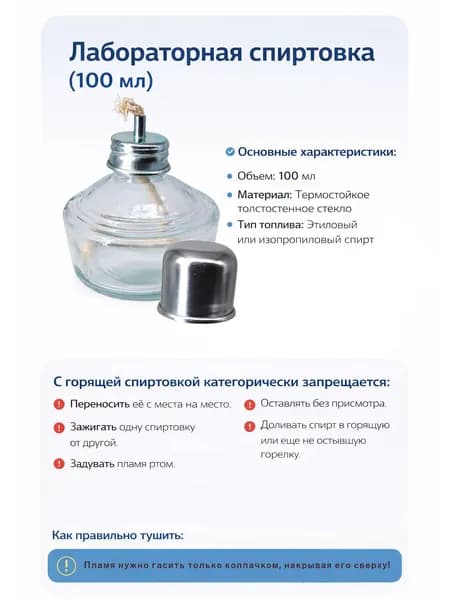 Спиртовка100мл