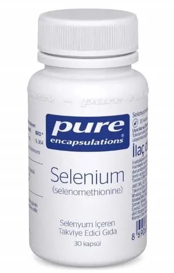 Pure Encapsulations Selenium (Selenomethionine) 30 капсул Антиоксидантная поддержка