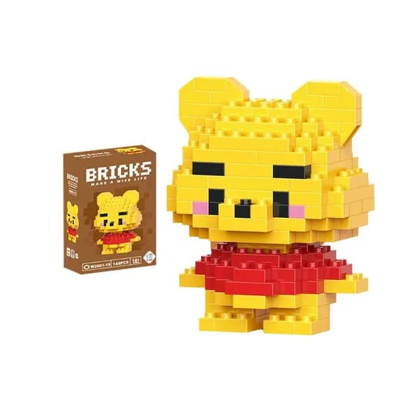 1 коробка игрушек строительных блоков,Disney Anime собирают кирпичи,Подарки для детей
