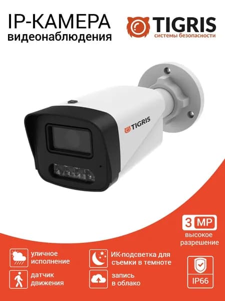 Камера видеонаблюдения уличная TGB-IPS02PT с микрофоном и PoE