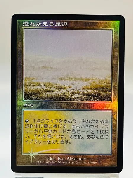 Магия сбора прокси-карт Высококачественные нефольговые Flooded Strand ONS #316 JP foil