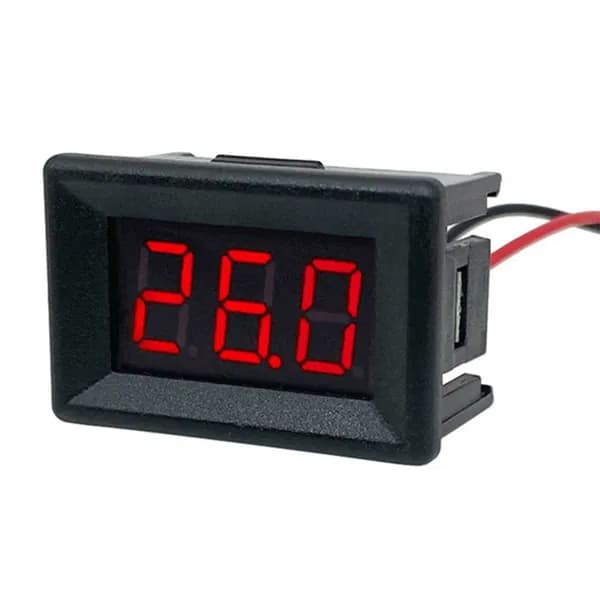 Цифровой вольтметр постоянного тока 0 30 В, трёхразрядный LED-дисплей 0,36 дюйма, красный