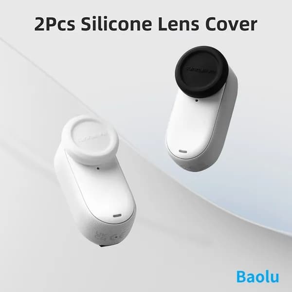 Силиконовая крышка для объектива Insta360 GO 3S (2 шт.), защита от пыли и царапин