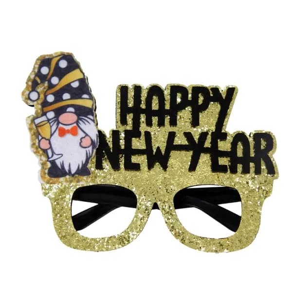 (1шт) Бокалы для украшения новогодней вечеринки 2024 года-HAPPY NEW YEAR Dwarf