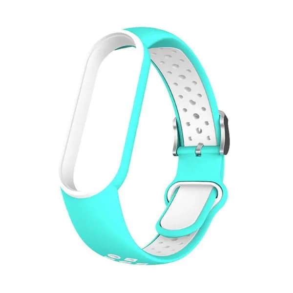 Ремешок для Xiaomi Mi Band 5/6/7 силиконовый спортивный дышащий, сменный фитнес-браслета