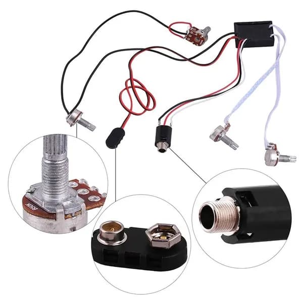 (G P H Q) EQ-B2T EQ Preamp Circuit Electric Coil Guitar Pickup Аксессуары Для Электрогитары Active