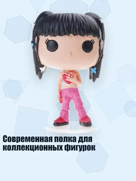 Современная полка для коллекционных фигурок, - C