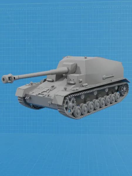 10.5 cm K gepanzerte Selbstfahrlafette макет танка демонстрационный 1 100