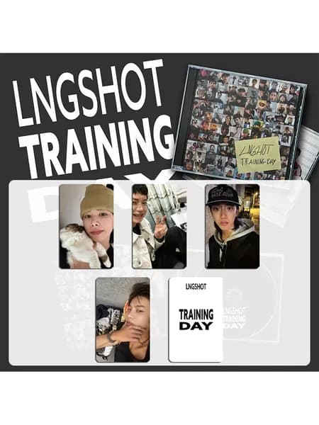 Фотокарточки Training Day EP Коллекционные карты Подарок для фаната LNGSHOT EP карточки