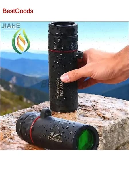 Мощный монокуляр 12x24 BAK4 для туризма охоты и походов с чехлом