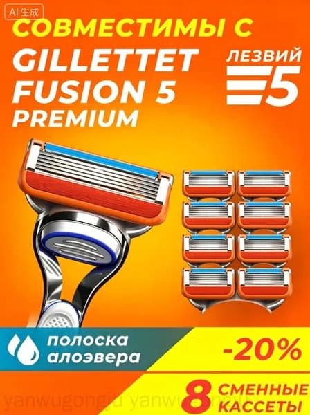 Кассеты для бритья 8 шт
