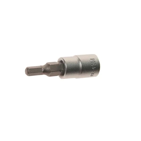 Головка торцевая бита со вставкой 1/4" шестигранная HEX H4х32мм, арт RF3243204 ROCKFORCE