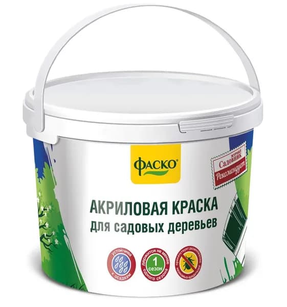 Краска акриловая 1,2кг для садовых деревьев