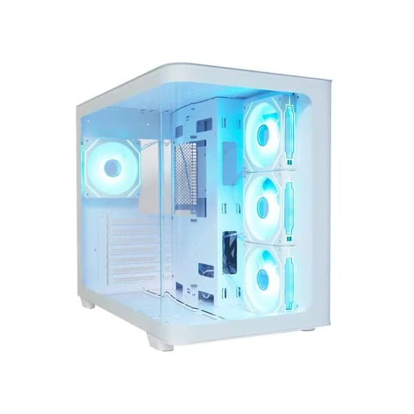 Компьютерный корпус AEROCOOL P500C WT, ATX / Micro-ATX, поддержка видеокарт до 450 мм, без блока питания