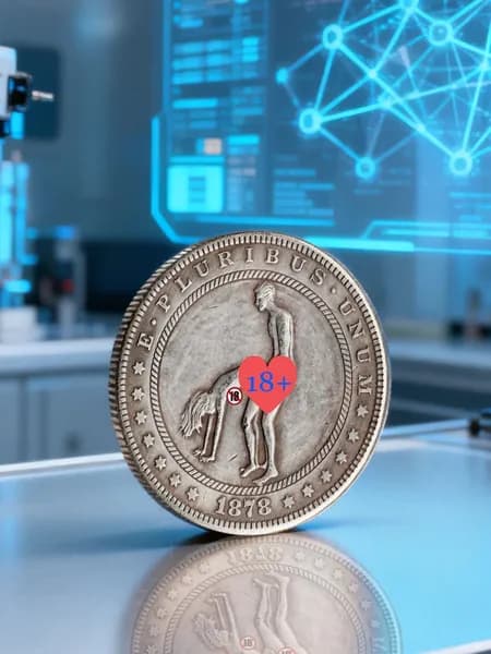 Монеты/Серебряные доллары Моргана/Это редкая находка для энтузиаста. 38mm Двусторонняя памятная монета для сексуальной женщины