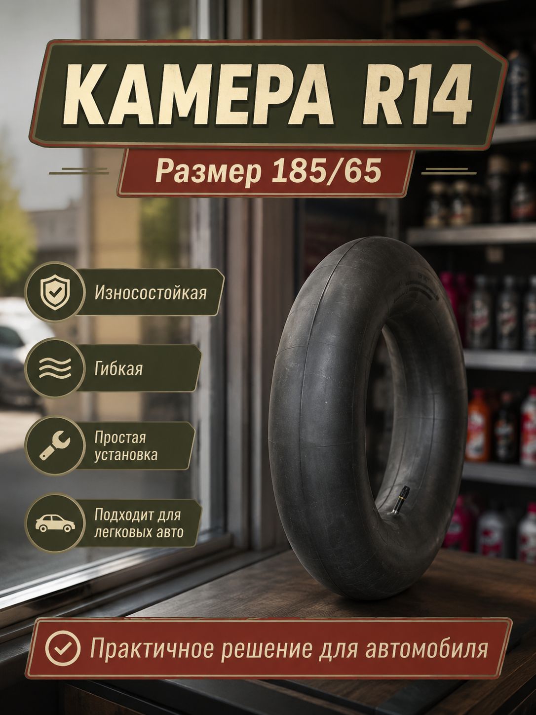 Камера колеса автомобильная R14
