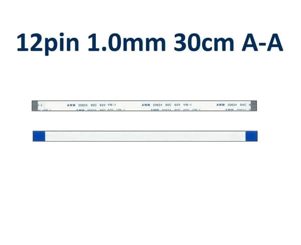 FFC FPC шлейф 12pin 1.0mm 30cm A-Type